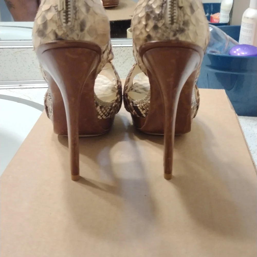 Alexandre Birman Genuine Snakeskin shoes
